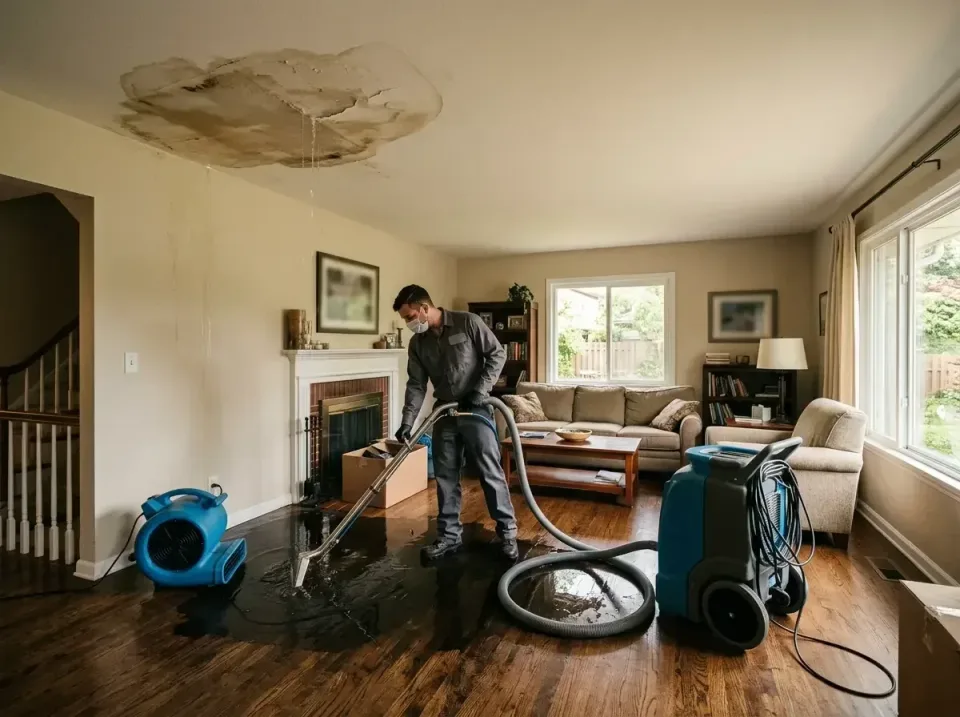 attic-pipe-burst-ceiling-drip-008 — frequently asked questions, Water Damage Restoration & Carpet Care in Fox Chapel, PA